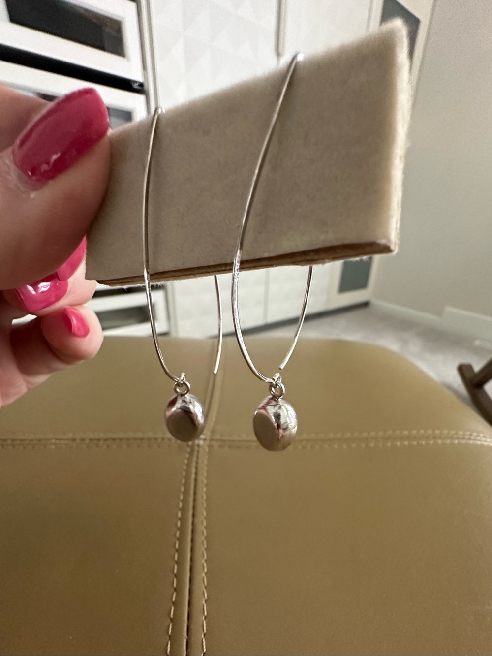 Silpada Sterling Silver Wire Drop Earrings - Picture 2 of 2